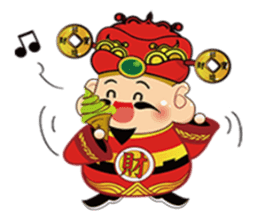 MONEY GOD sticker #1658727