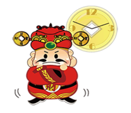 MONEY GOD sticker #1658729