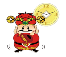 MONEY GOD sticker #1658729