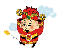 MONEY GOD sticker #1658730