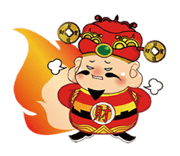 MONEY GOD sticker #1658737