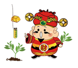 MONEY GOD sticker #1658738