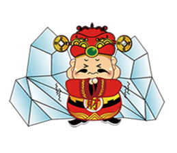 MONEY GOD sticker #1658739