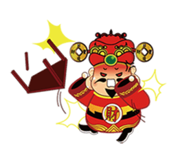 MONEY GOD sticker #1658740