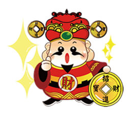 MONEY GOD sticker #1658741