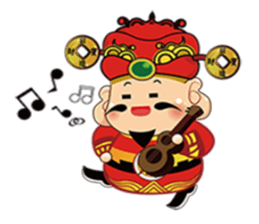 MONEY GOD sticker #1658742