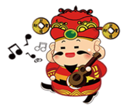 MONEY GOD sticker #1658742