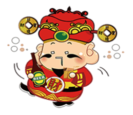 MONEY GOD sticker #1658743