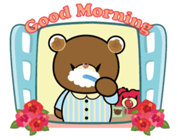 Hawaiian bear "Mimigaroll" sticker #1659229