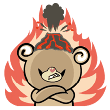 Hawaiian bear "Mimigaroll" sticker #1659231