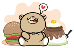 Hawaiian bear "Mimigaroll" sticker #1659237