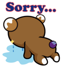 Hawaiian bear "Mimigaroll" sticker #1659244