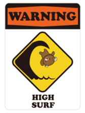 Hawaiian bear "Mimigaroll" sticker #1659247