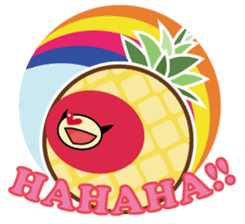 Hawaiian bear "Mimigaroll" sticker #1659256