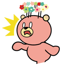 Hawaiian bear "Mimigaroll" sticker #1659259