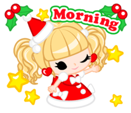 Santa Girl-English - sticker #1659467