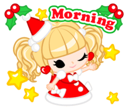 Santa Girl-English - sticker #1659467