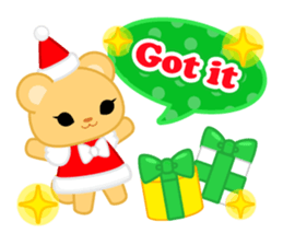 Santa Girl-English - sticker #1659471