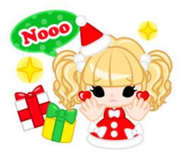Santa Girl-English - sticker #1659472