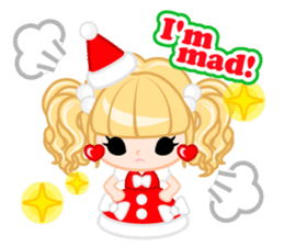 Santa Girl-English - sticker #1659474