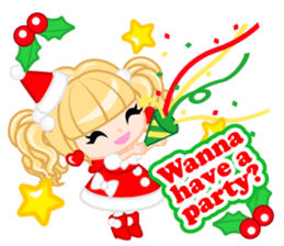 Santa Girl-English - sticker #1659475