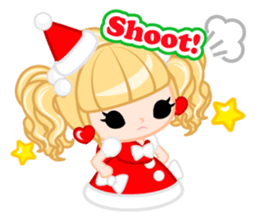 Santa Girl-English - sticker #1659478