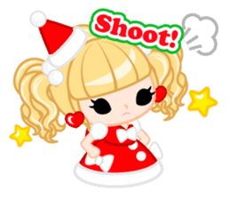 Santa Girl-English - sticker #1659478