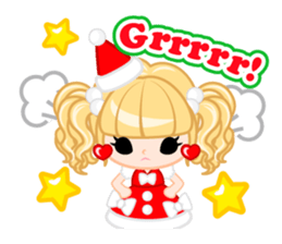 Santa Girl-English - sticker #1659479