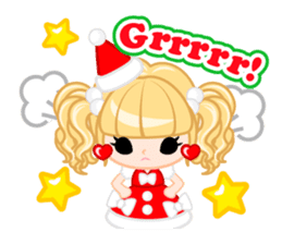 Santa Girl-English - sticker #1659479