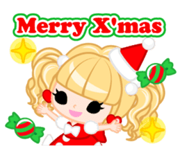 Santa Girl-English - sticker #1659481