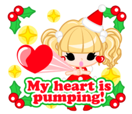 Santa Girl-English - sticker #1659484
