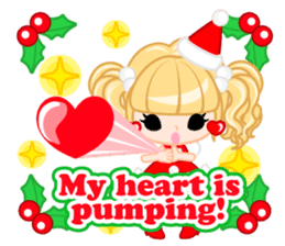 Santa Girl-English - sticker #1659484