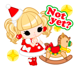 Santa Girl-English - sticker #1659485