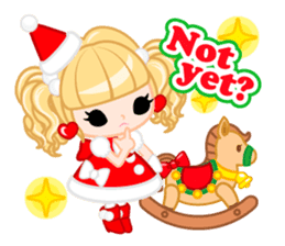 Santa Girl-English - sticker #1659485