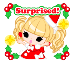 Santa Girl-English - sticker #1659487