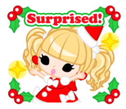 Santa Girl-English - sticker #1659487