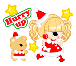 Santa Girl-English - sticker #1659489