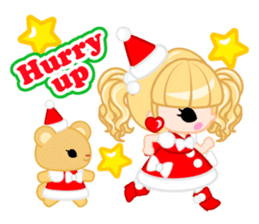 Santa Girl-English - sticker #1659489