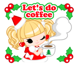 Santa Girl-English - sticker #1659491