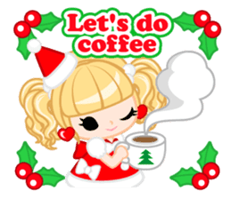 Santa Girl-English - sticker #1659491