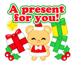 Santa Girl-English - sticker #1659494