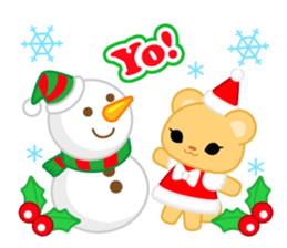 Santa Girl-English - sticker #1659497