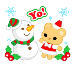 Santa Girl-English - sticker #1659497