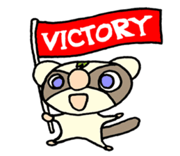 Gentle flying squirrel sticker #1660105