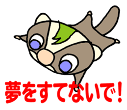 Gentle flying squirrel sticker #1660117