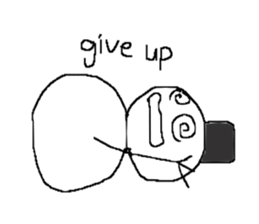 Snowman handwritten sticker #1660990