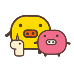 Beans pig 3 sticker #1661146