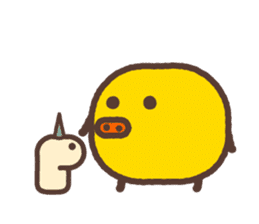 Beans pig 3 sticker #1661147