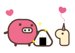 Beans pig 3 sticker #1661169