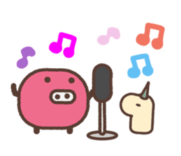 Beans pig 3 sticker #1661171